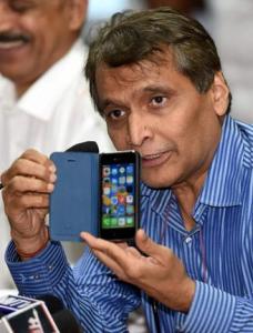 Railway Minister Suresh Prabhu Launches Women Security App 