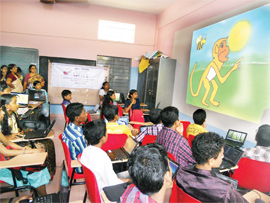 The IT @ School Project is an Information Technology project under the Department of General Education, Government of Kerala, which has remodelled conventional teaching methodologies in classrooms through the use of IT.