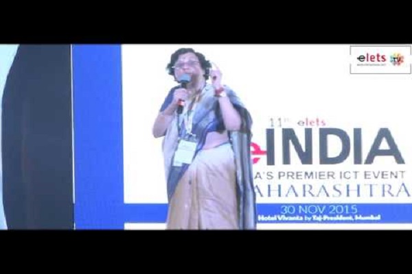 eINDIA 2015 – Dr Deepali Joshi, Executive Director, Reserve Bank of India