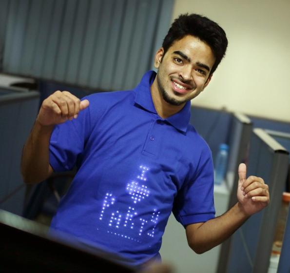 Indian startup to launch first touch-enabled programmable t-shirt