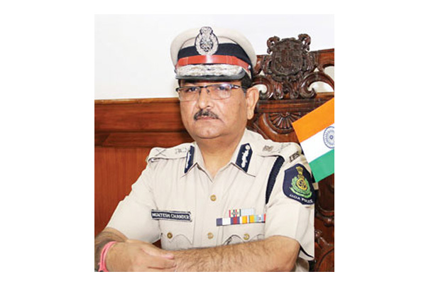 Muktesh Chander, Director General of Police (DGP) Goa