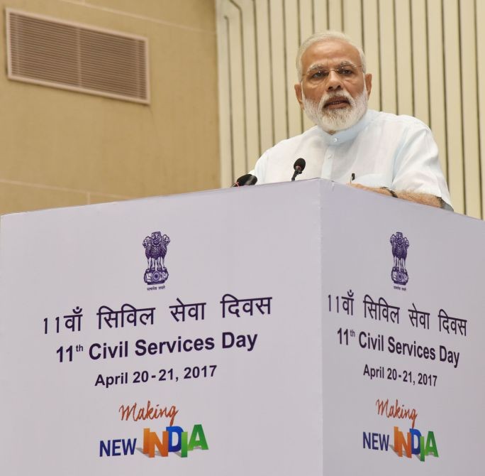 11th Civil Services Day: PM urges civil servants to act as enablers of reform