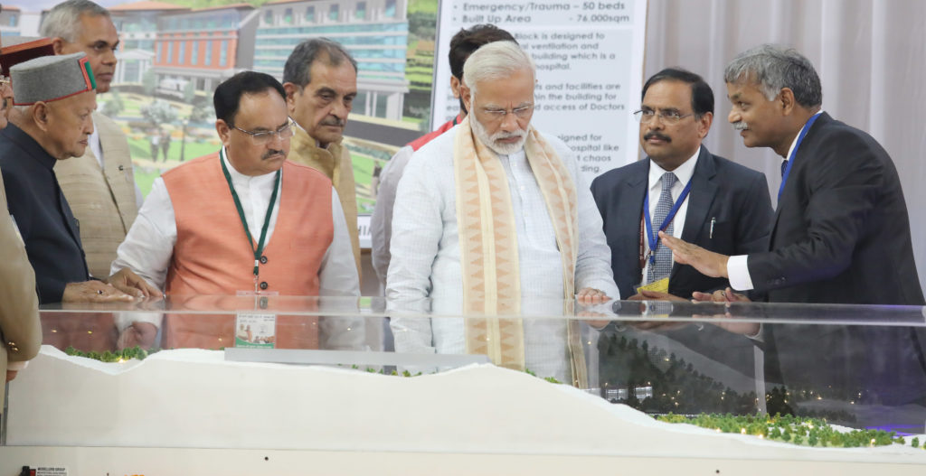 PM Modi lays foundation stone of AIIMS at Bilaspur in Himachal