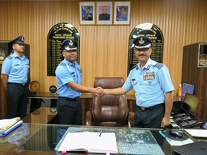 Group Captain Chandra Shekhar Bhatt takes command of Faridabad Air Force Station