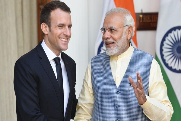 PM Narendra Modi, French President Macron hold talks to boost partnership