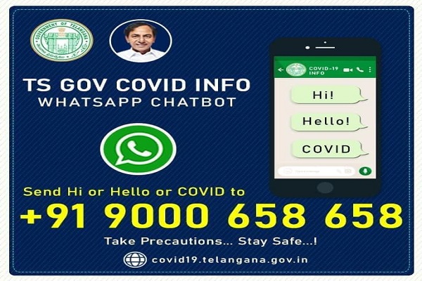 Telangana develops Chatbot on WhatsApp to spread accurate info on COVID19