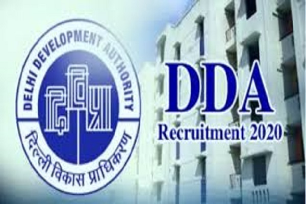 DDA Recruitment 2020