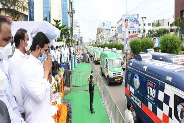 YS Jaganmohan Reddy to flag off 1088 new ambulances