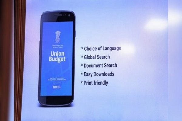 Union Budget 2021 mobile app