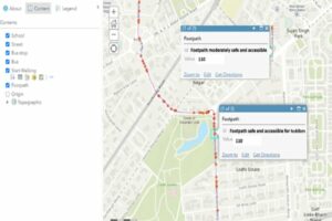  Trips analysed (in GIS)