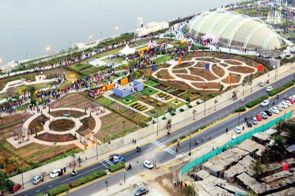 Riverfront Flower Garden