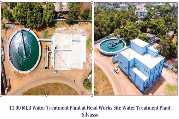 MLD water treatment plant