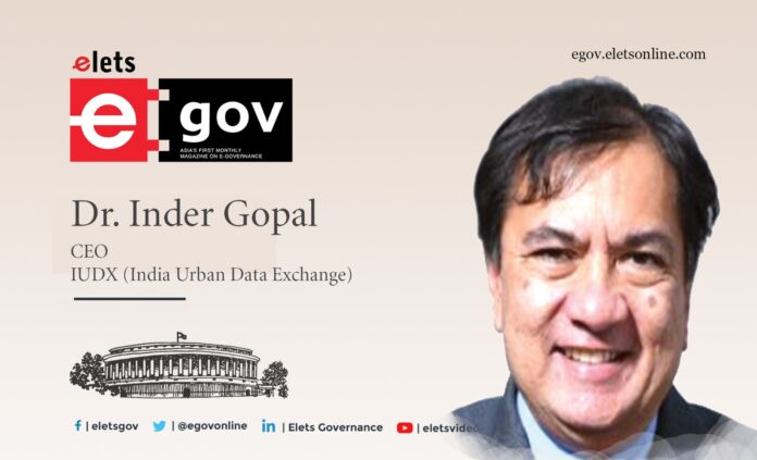 Dr. Inder Gopal, CEO, IUDX (India Urban Data Exchange)
