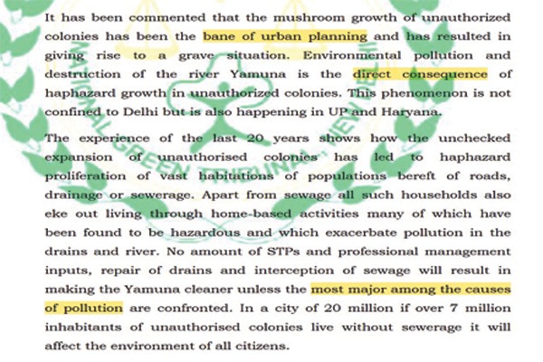 Illustration of 'phrases' utilised by the NGT orders