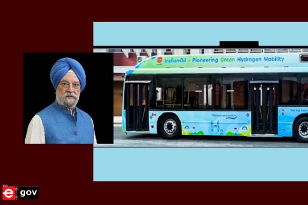 Union Minister Hardeep Singh Puri to launch Green Hydrogen Fuel Cell Bus on Monday