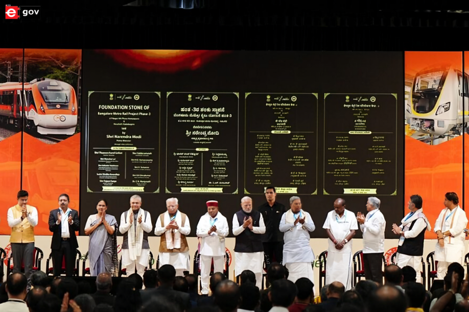 PM Modi Inaugurates Metro Projects Worth ₹22800 Crore in Bengaluru