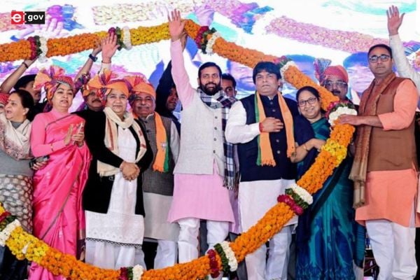 Haryana CM Inaugurates Development Projects Worth ₹113 Crore in Gurugram <br/>