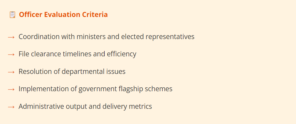 Officer Evaluation Criteria