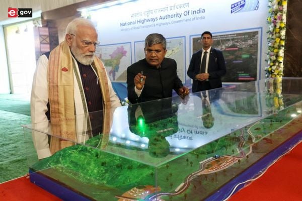 PM Modi Performs Bhoomi Pujan of ₹6,950 Crore Kaziranga Elevated Corridor, Balancing Development and Wildlife Protection