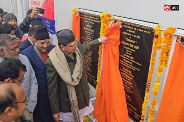 Uttarakhand CM Dhami Launches ₹33.36 Crore Development Projects in Khatima, Inaugurates Modern High-Tech Bus Station