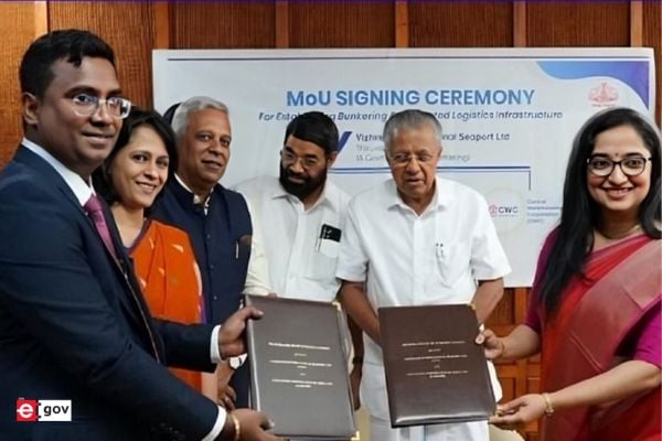 CONCOR Signs MoU with Vizhinjam International Seaport to Develop Container Freight Station in Kerala