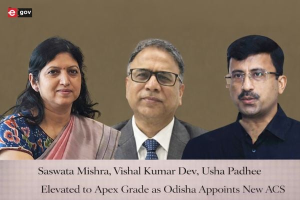 Saswata Mishra, Vishal Kumar Dev, Usha Padhee Elevated to Apex Grade as Odisha Appoints New ACS
