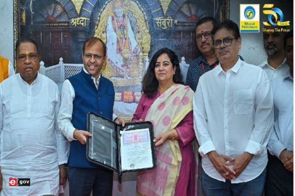 BPCL Signs ₹4.45 Crore Deal for Rooftop Solar Project at Shirdi Temple