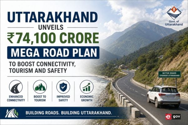 Uttarakhand Unveils ₹74,100 Crore Mega Road Plan to Boost Connectivity, Tourism and Safety
