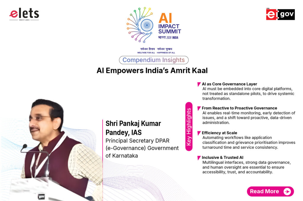 From Digital Infrastructure to Intelligent Administration: Karnataka’s AI Blueprint