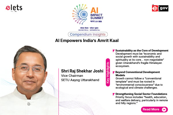 “Economic Growth With Sustainability Is Non-Negotiable For Uttarakhand’s Future”