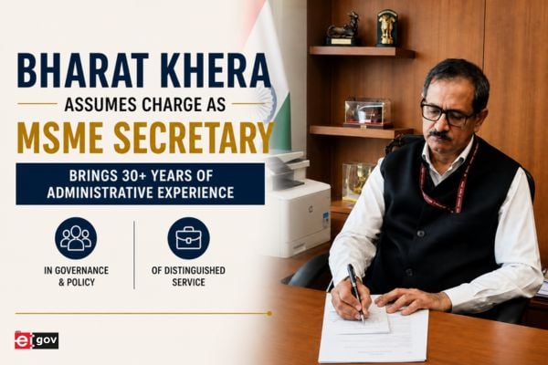 Bharat Khera Assumes Charge as MSME Secretary, Brings 30+ Years of Administrative Experience