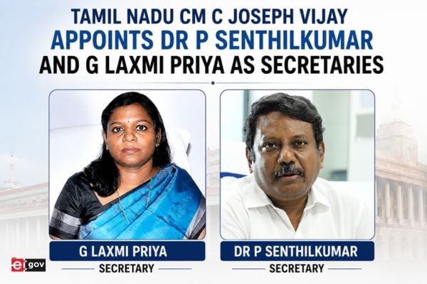 Tamil Nadu CM C Joseph Vijay Appoints Dr P Senthilkumar and G Laxmi Priya as Secretaries
