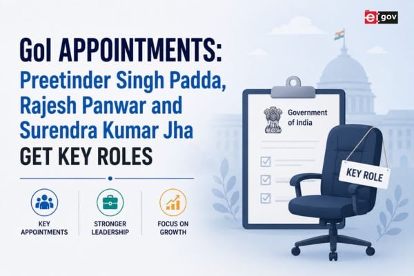 GoI Appointments: Preetinder Singh Padda, Rajesh Panwar and Surendra Kumar Jha Get Key Roles