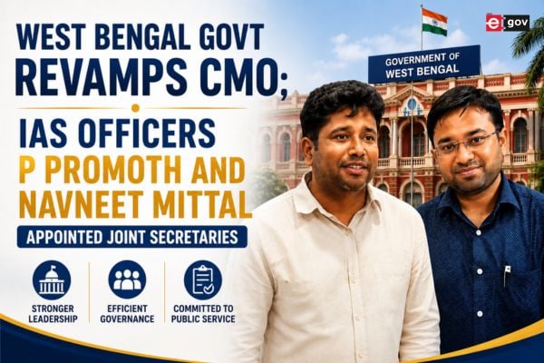 West Bengal Govt Revamps CMO; IAS Officers P Promoth and Navneet Mittal Appointed Joint Secretaries