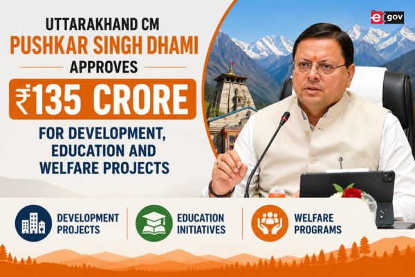 Uttarakhand CM Pushkar Singh Dhami Approves ₹135 Crore for Development, Education and Welfare Projects