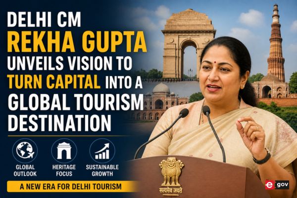 Delhi CM Rekha Gupta Unveils Vision to Turn Capital into a Global Tourism Destination