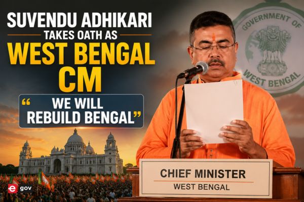 Suvendu Adhikari Takes Oath as West Bengal CM, Says ‘We Will Rebuild Bengal’