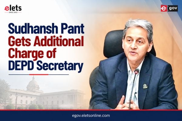 Sudhansh Pant Gets Additional Charge of DEPD Secretary